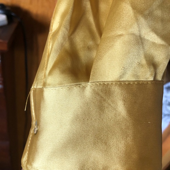 Zara Glod Satin Effect Shirt - Picture 12 of 13